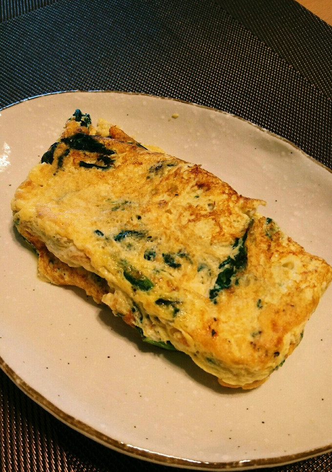 朝の定番☆ほうれん草卵焼き-レシピのメイン写真
