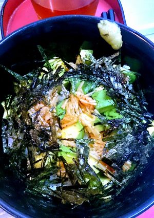 簡単!ランチに☆なめたけアボカド丼-レシピのメイン写真