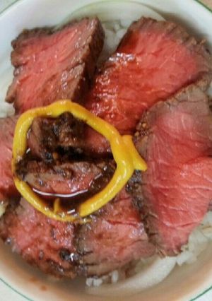 ローストビーフ丼（血管ダイエット858）-レシピのメイン写真