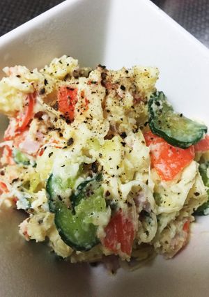 野菜たっぷりのポテサラ-レシピのメイン写真