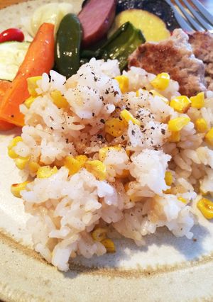炒めて香ばし☆とうもろこしごはん☆-レシピのメイン写真