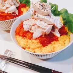 รูปของ ☆オシャレにアレンジ！洋風親子丼☆
