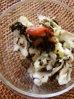 2:1で、キャベツと海苔の常備菜-レシピのメイン写真