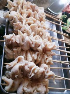 安い大好き鶏皮のやきとり下ごしらえ-レシピのメイン写真