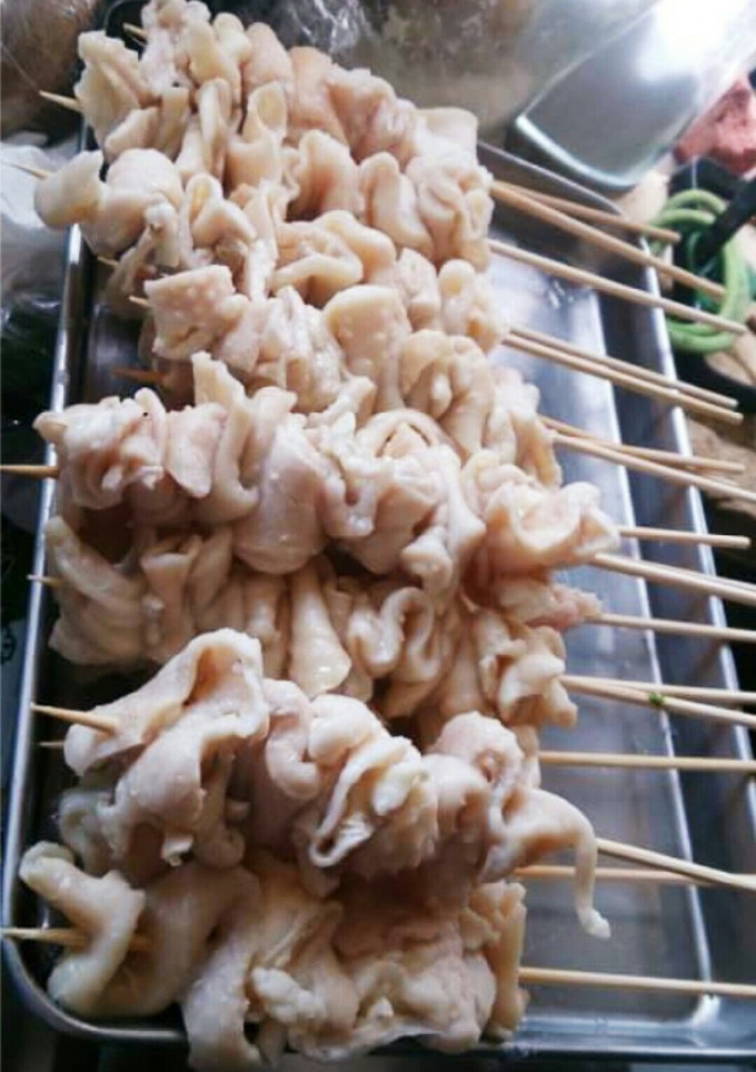 安い大好き鶏皮のやきとり下ごしらえ-レシピのメイン写真