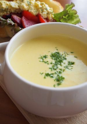 とうもろこしの冷たいスープ・冷製！簡単！-レシピのメイン写真