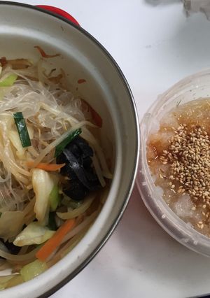 100円以下料理！#13素麺ラーメン春雨-レシピのメイン写真