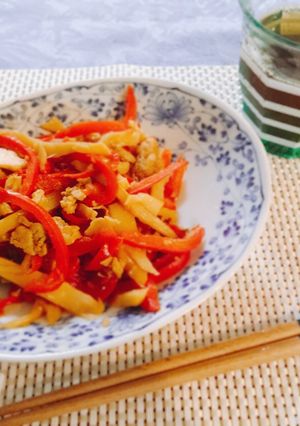 簡単、美味しい青椒肉絲^_−☆-レシピのメイン写真