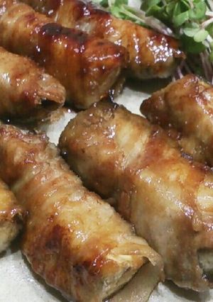 簡単☆茄子の豚肉巻き-レシピのメイン写真