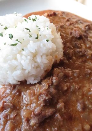 牛コマ肉のデミグラソース煮-レシピのメイン写真