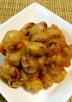 煮豆の天ぷら~♪-レシピのメイン写真
