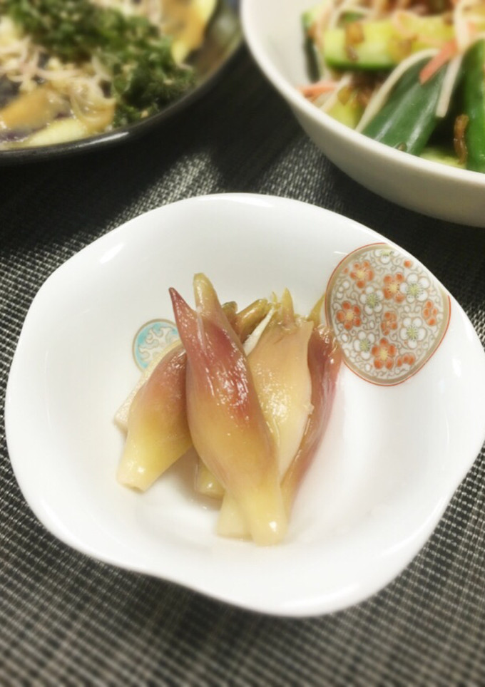 大量消費に！みょうがの甘酢漬け-レシピのメイン写真