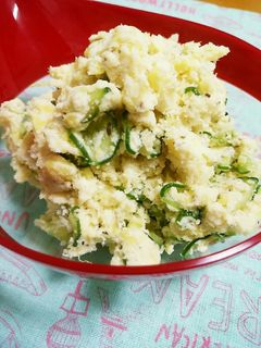 チーズ入り!おからとサツマイモのサラダ-レシピのメイン写真