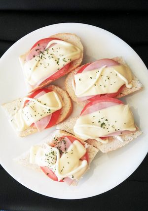 簡単☆フランスパン 3分クッキング〜-レシピのメイン写真