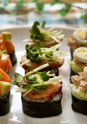 カラフルにぎらずし-レシピのメイン写真