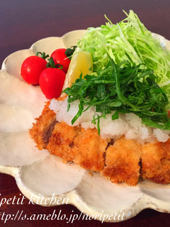 おろしポン酢deさっぱりミルフィーユカツ-レシピのメイン写真