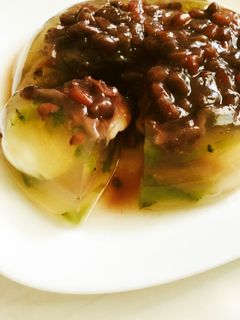 豆腐白玉入り お好み寒天スイーツ-レシピのメイン写真