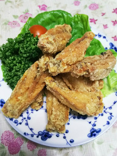 鳥唐揚げ塩味(鳥手羽中)やみつき!-レシピのメイン写真