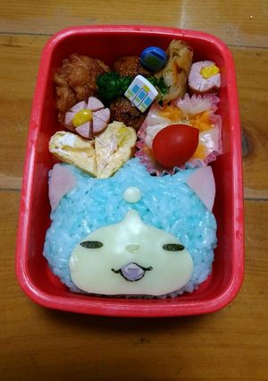 妖怪ウォッチ ぷにニャン キャラ弁-レシピのメイン写真