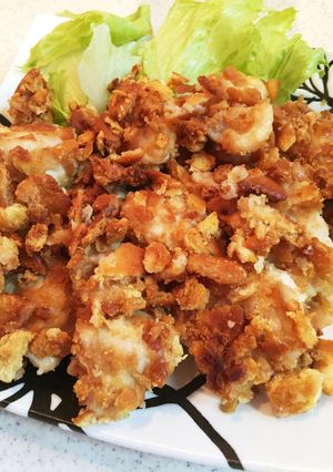 【保育園給食レシピ】鶏肉のクラッカー焼き-レシピのメイン写真