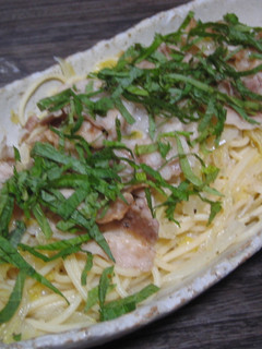 豚バラとレタスのパスタ-レシピのメイン写真