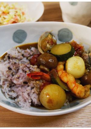 夏に食べたいシーフードカレー-レシピのメイン写真