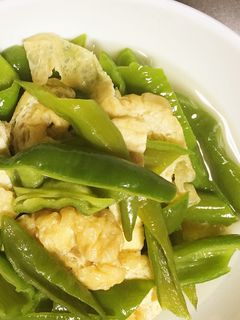 万願寺とうがらしと油揚げの煮びたし-レシピのメイン写真