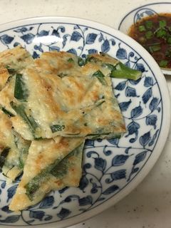 エノキとニラと干しエビで チヂミ!-レシピのメイン写真