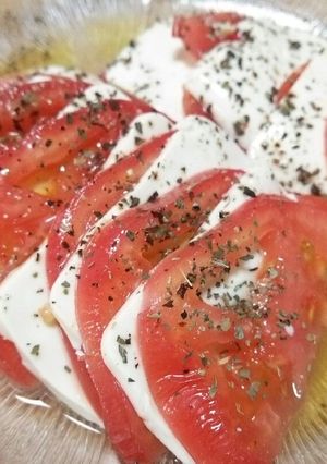 豆腐とトマトのカプレーゼ-レシピのメイン写真