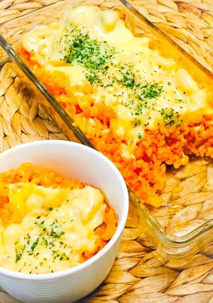 フライパンで作る❤️簡単ドリア風ごはん-レシピのメイン写真