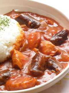 鶏肉となすのトマトカレー-レシピのメイン写真