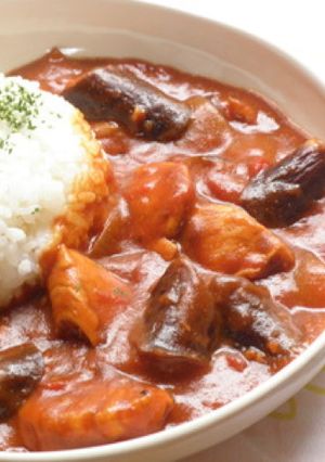 鶏肉となすのトマトカレー-レシピのメイン写真