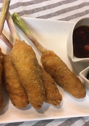 谷中生姜の肉巻きフライ　おつまみに！-レシピのメイン写真