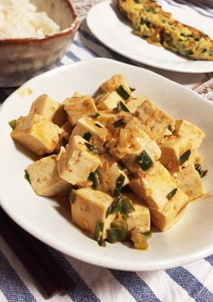 挽き肉なしで、サッパリ♪マーボー豆腐-レシピのメイン写真