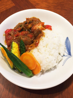 夏野菜の爽やか無水カレー-レシピのメイン写真