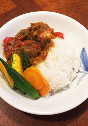 夏野菜の爽やか無水カレー-レシピのメイン写真