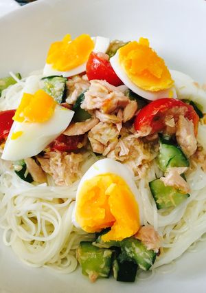 さっぱり！ツナの塩レモンそうめん-レシピのメイン写真