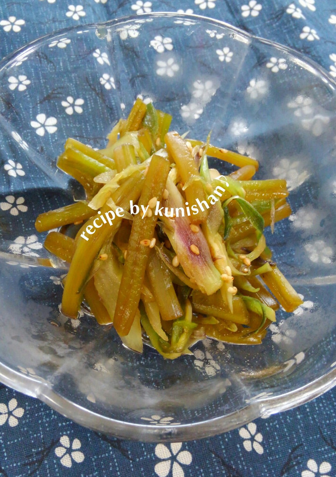 芋の茎とみょうがの煮物♪-レシピのメイン写真