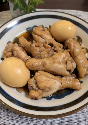 手羽元と卵の🌟こっくり甘酢煮-レシピのメイン写真