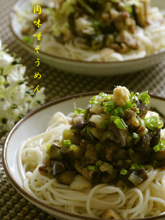 肉味噌そうめん-レシピのメイン写真