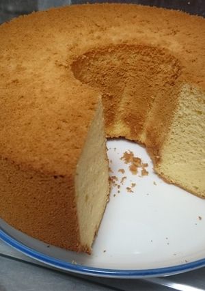米粉で作るヘルシーメイプルシフォンケーキ-レシピのメイン写真
