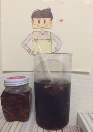 黒酢生姜のコーラ割り-レシピのメイン写真