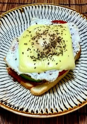 超簡単♪サクサクとろーりオープンサンド★-レシピのメイン写真