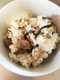 すぐ出来るおこわ風山菜混ぜご飯-レシピのメイン写真