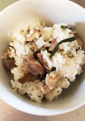すぐ出来るおこわ風山菜混ぜご飯-レシピのメイン写真