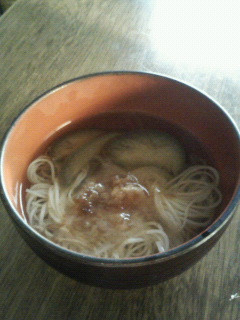 ひんやり♪そうめんのお吸い物-レシピのメイン写真