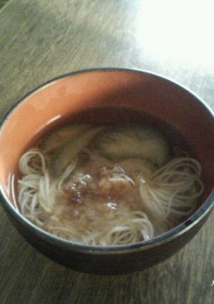 ひんやり♪そうめんのお吸い物-レシピのメイン写真