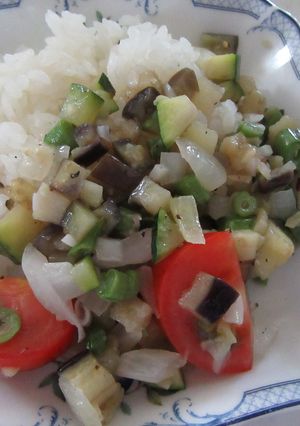 夏野菜のエスニックライス-レシピのメイン写真