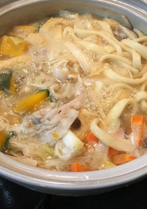 吉田の麺ロールで☆ほうとう-レシピのメイン写真