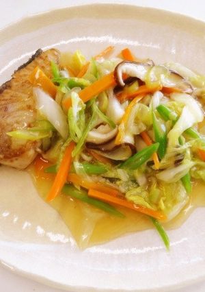ブリのソテー♪野菜たっぷりあんかけ-レシピのメイン写真
